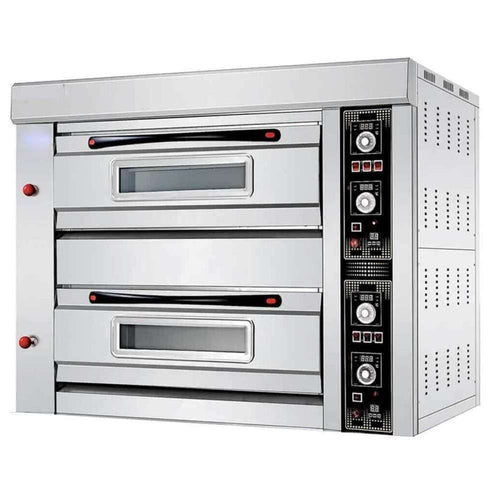 Horno A Gas 2 Secciones  Migsa HGO-26 Para 6 Charolas