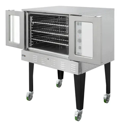 Horno de convección industrial, horno Drago GCO-511, equipo para panadería, acero inoxidable, quemador flauta