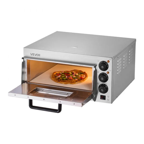 Horno eléctrico de pizza con piedra refractaria VEVOR FMDRPSLDCSXNPGHLVV1