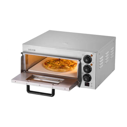 Horno eléctrico de pizza con piedra refractaria VEVOR FMDRPSLDCSXNPGHLVV1