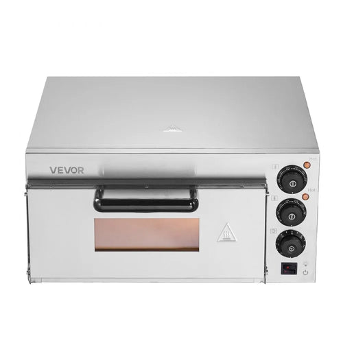 Horno eléctrico de pizza con piedra refractaria VEVOR FMDRPSLDCSXNPGHLVV1