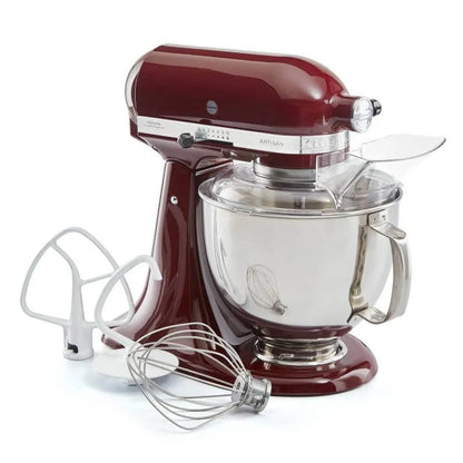 Accesorios multipropósito para batidora KitchenAid Artisan KSM150PS: batidor plano, gancho amasador y más. Ideales para repostería y panadería