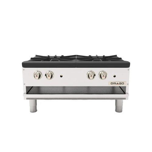 Estufon a Gas LP de 2 Secciónes Horizontal Altura Baja DRAGO GPFO-02-HLH