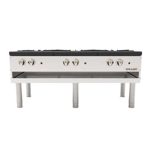 Estufon a Gas LP de 3 Secciónes Horizontal Altura Estandar DRAGO GPFO-03-HSH