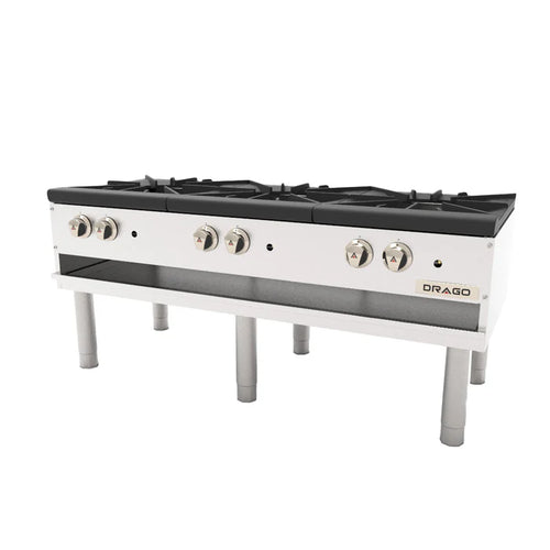 Estufon a Gas LP de 3 Secciónes Horizontal Altura Estandar DRAGO GPFO-03-HSH