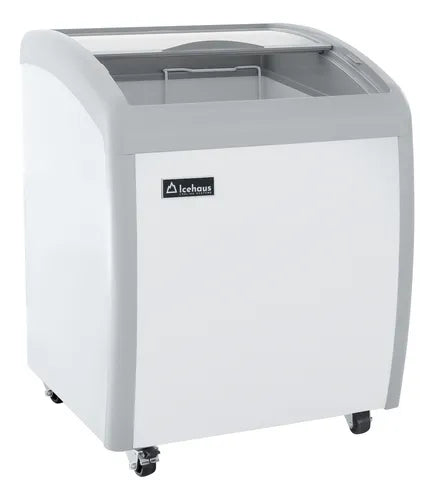 Congelador Paletero ICEHAUS CHPC-160  Puerta de Cristal  160 Litros.
