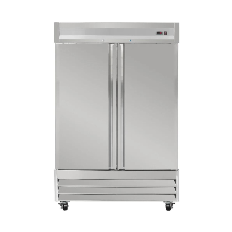 Icehaus_ CV-2PS-SS-01_Congelador_Vertical_2Puertas_Solidas_Acero_Inoxidable_WebstaurantMx-1