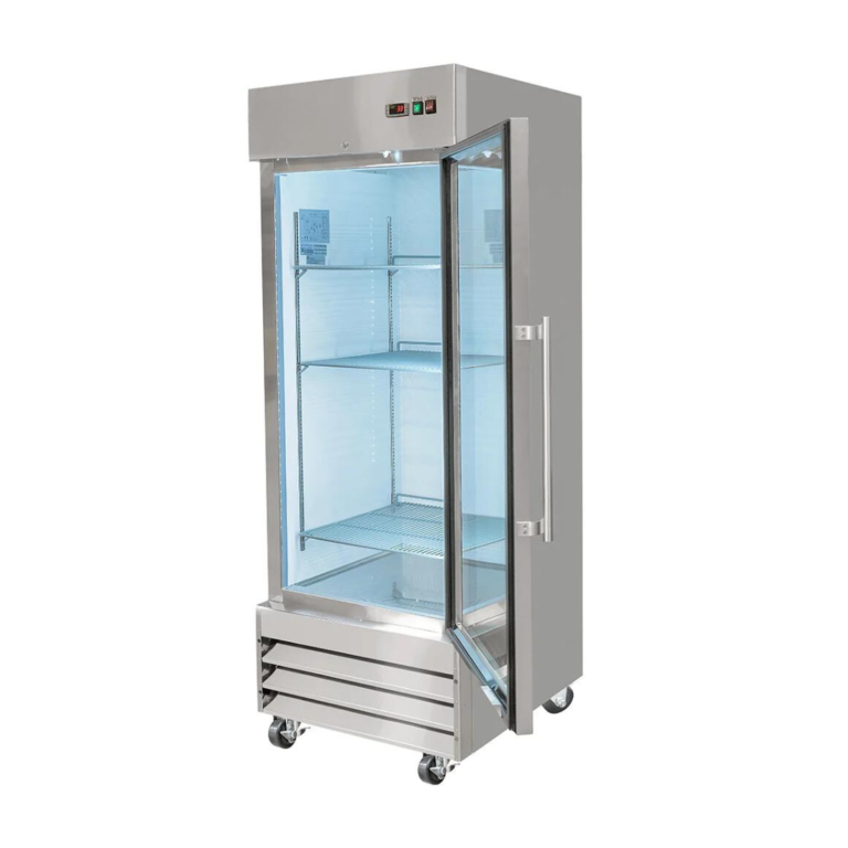 Icehaus_CV-1PC-SS-01_Congelador-Vertical-1Puerta-Cristal-Templado-Acero-Inoxidable-Icehaus_WebstaurantMx-1