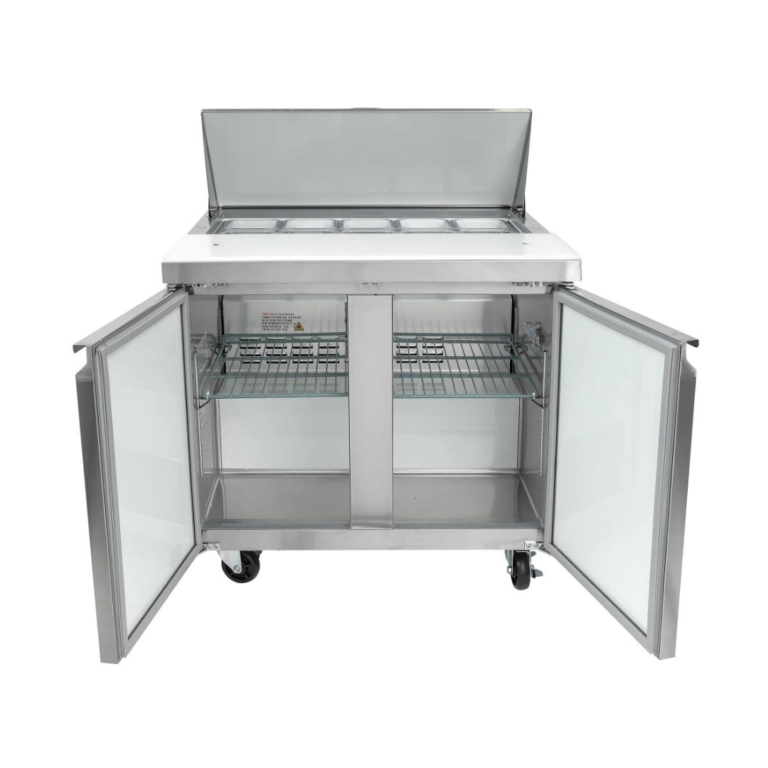 Icehaus_ME-2P-SS-01_Mesa-de-Preparacion-de-Ensaladas-2Puertas_Solidas-Acero-Inoxidable-WebstaurantMx-2