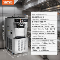 Maquina de helados comercial 2 tolvas VEVOR ZLSRBQLJCMYSJ74FPV4