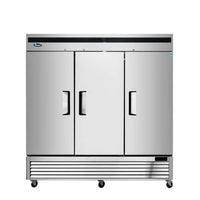 CONGELADOR ACERO INOX 3 PUERTAS SÓLIDAS ATOSA MBF8504GR
