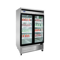 CONGELADOR ACERO INOX 2 PUERTAS CRISTAL ATOSA MCF8703ES