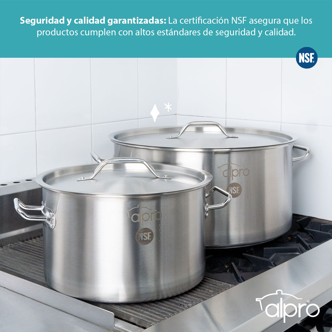 Media Olla 35 cm Acero Inoxidable ALPRO 01070135