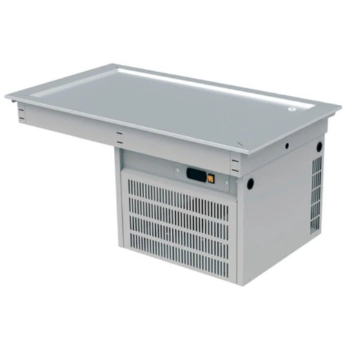 Mesa fría con Placa Refrigerada Asber DRFP-311-CU de 3 Enteros