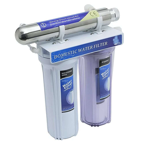 Filtro De Agua Dos Bujías Con Luz UV MIGSA Us212W