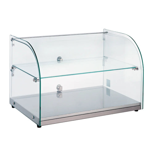 Vitrina Exhibidora Neutra MIGSA RTZ-45L Cristal curvo