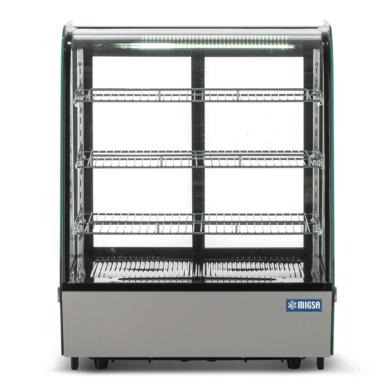 MIGSA_CW-295R_VITRINA-REFRIGERADA-CRISTAL-CURVO-FRENTE_WEBSTAURANTMEXICO.