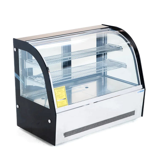 Vitrina Exhibidora Refrigerada Sobre Mostrador MIGSA  GN-900CT Cristal Curvo
