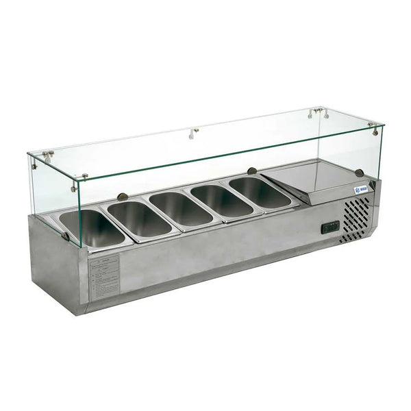 Vitrina Refrigerada para Ensaladas y Pizzas MIGSA  RT-1200L