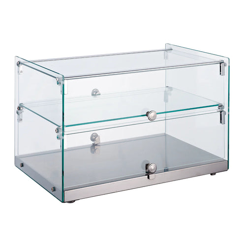 Vitrina Exhibidora Neutra MIGSA RTZ-50L Cristal Recto