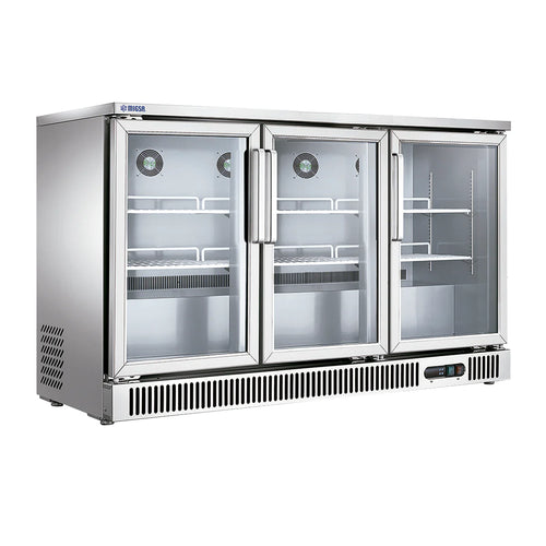 Refrigerador Contrabarra  MIGSA SG380 3 Puertas Cristal