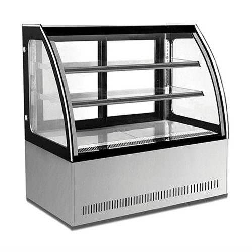 Vitrina Refrigerada de Piso MIGSA GN-1800C2 Cristal Curvo