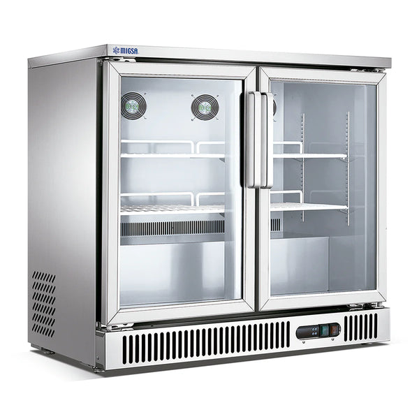 Refrigerador Contrabarra  MIGSA SG250  2 Puertas  Cristal