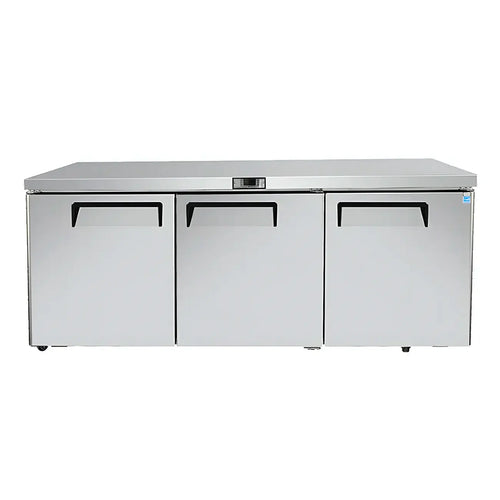 MESA BAJO CUBIERTA REFRIGERADA 3 PUERTAS 72" ATOSA MGF8404GR