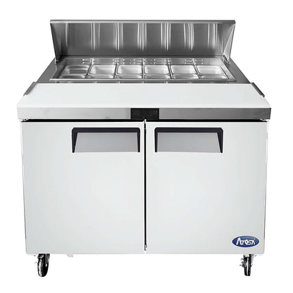 MESA REFRIGERADA DE PREPARACIÓN 2 PUERTAS 48" ATOSA MSF8302GR