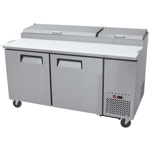 MESA DE PREPARACION DE PIZZA 2 PUERTAS 67" ATOSA MPF8202GR