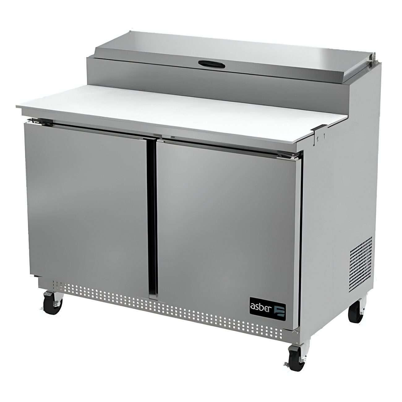 Mesa-Refrigerada-De-Preparacion-De-Pizza-6-Insertos-Asber-APTP-46-HC