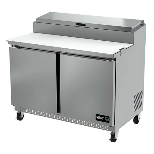 Mesa Refrigerada de Preparación De Pizza  ASBER APTP-46 HC 6 Insertos