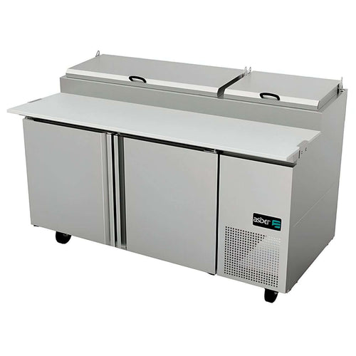 Mesa Refrigerada de Preparación De Pizza ASBER APTP-67 HC 9 Insertos