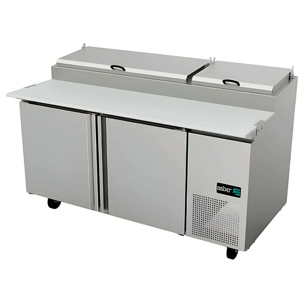 Mesa Refrigerada de Preparación De Pizza ASBER APTP-67 HC 9 Insertos