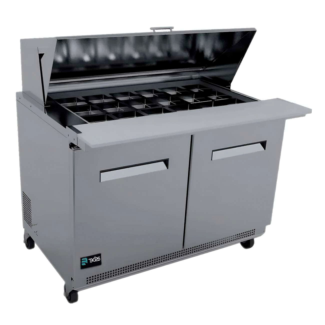 Mesa-Refrigerada-De-Preparacion-Mega-Top-18-Insertos-Asber-APTM-48-18-HC
