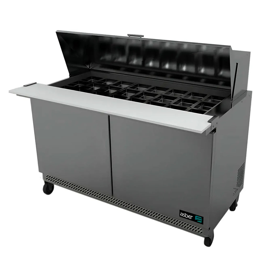 Mesa-Refrigerada-De-Preparacion-Mega-Top-24-Insertos-Asber-APTM-60-24-HC