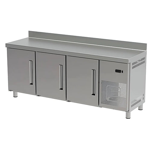 Mesa Refrigerada 3 Puertas Solidas ASBER ASTR-79 HC  13.9 Pies3 Acero