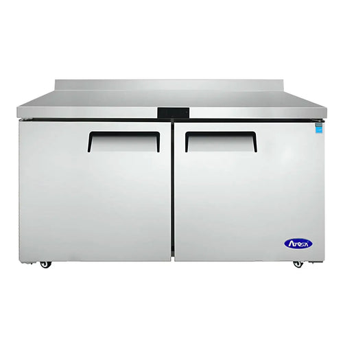 MESA REFRIGERADA CON LAMBRIN 2 PUERTAS SOLIDAS 60" ATOSA MGF8410GR