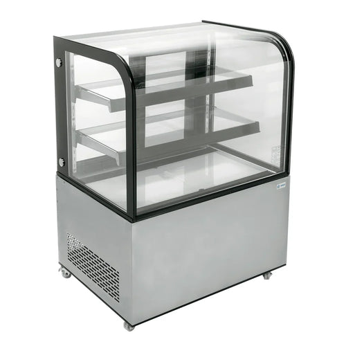 Vitrina Refrigerada De Piso Con Cristal Curvo MIGSA ARC-270Y