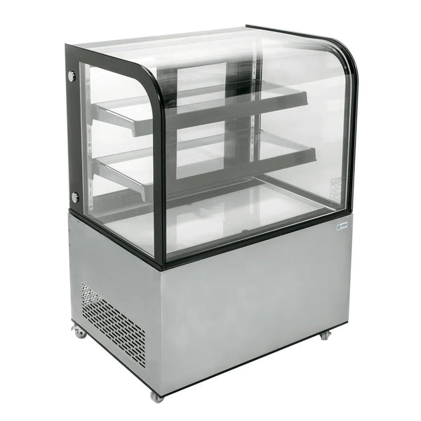 Vitrina Refrigerada De Piso Con Cristal Curvo MIGSA ARC-270Y