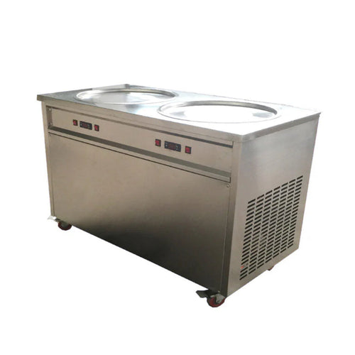 Máquina de helado frito Migsa Modelo CB-900 de 2 tinas