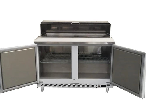 Mesa Fría Para Ensaladas 2 Puertas MIGSA SCL-2 Tipo Americano