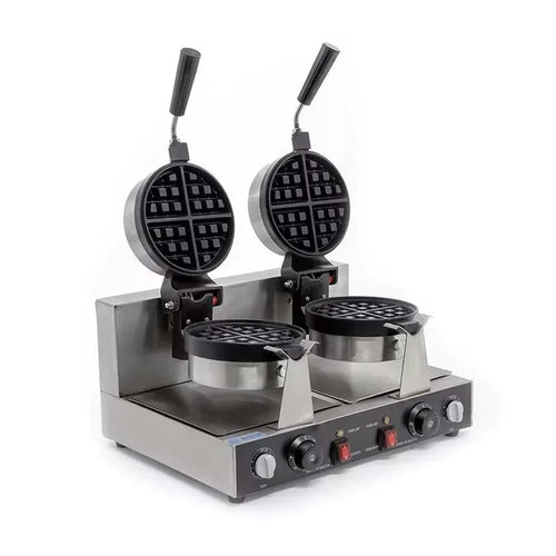 Wafflera Belga Giratoria Doble MIGSA UWBX-2