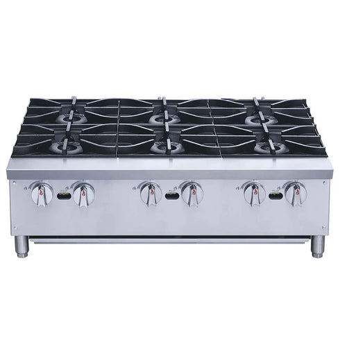 Parrilla 6 Quemadores Gas Lp MIGSA XRB-6-MG