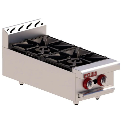 Parrilla 2 Quemadores a Gas DELTA 1-2-V