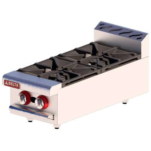 Parrilla 2 Quemadores a Gas DELTA 1-2-V