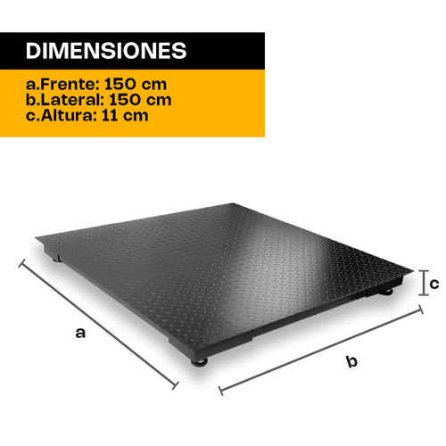 Plataforma Bajo Perfil 3Tn RHINO PLABA-15