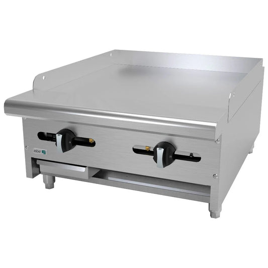 PLANCHA-ASBER_AEMG-24_Plancha-Manual-Placas-en-cold-rolled-Gas-Acero-Inoxidable-2-Quemadores-Restaurante-Hotel-Cafeteria-Loncheria-Bar