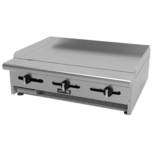 Plancha Lisa Asber AEMG-36 en Acero Inoxidable con Placa De 5/8