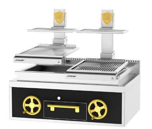 Parrilla Vasca Doble Josper PVJ-50-2-1-CT Parrilla de Sobremesa Acero Inoxidable